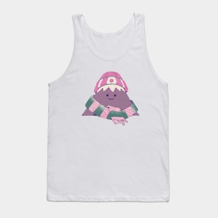 Mont Fuji Seasons - Winter Sticker Tank Top